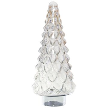 Noel Collection Smoked Midnight Glass Decorative Tree