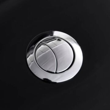 Vidaxl Ceramic Toilet Back Water Flow Black