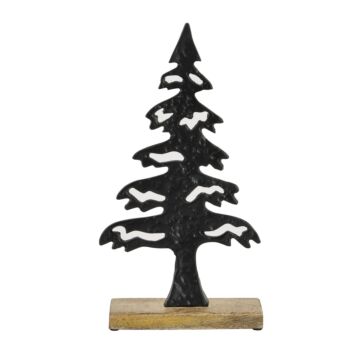 The Noel Collection Cast Tree Black Ornament