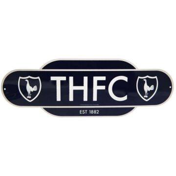 Tottenham Hotspur Fc Colour Retro Sign