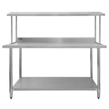 5ft Catering Bench With Single Over-shelf