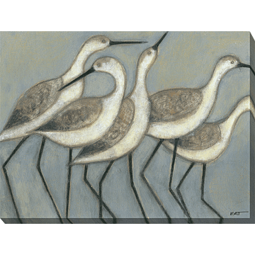 Shore Birds I By Norman Wyatt Jnr