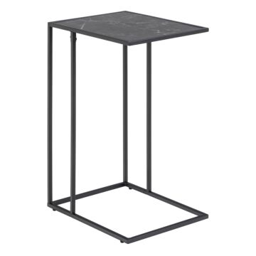 Infinity Side Table In Matt Black
