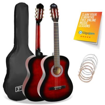 3rd Avenue Full Size Classical Guitar Pack