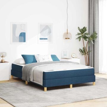 Vidaxl Box Spring Bed 160 X 200 Cm Fabric, Engineered Wood