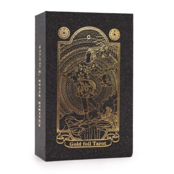 Gold Foil Tarot Set With Book - Gift Box