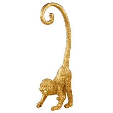 Curly Tailed Resin Monkey Ornament 43cm