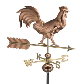 Rooster Farmhouse Copper Weathervane