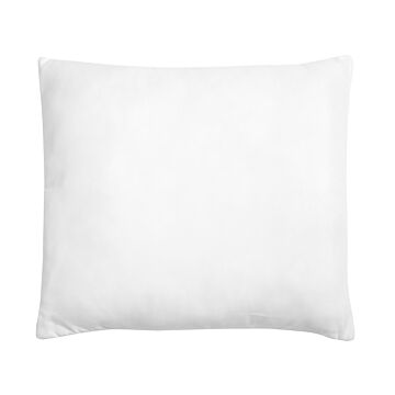 Bed Pillow White Microfibre 80 X 80 Cm Soft Beliani