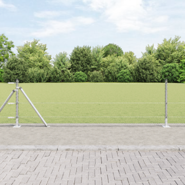 Vidaxl Hexagon Fence 0.6x100 M Galvanised Steel