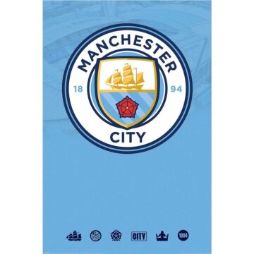 Manchester City Fc Crest Poster 162