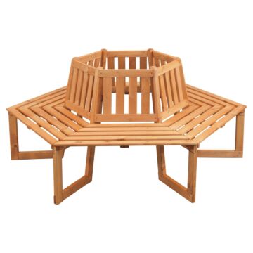Tree Seat - Solid Wood Garden Tree Bench