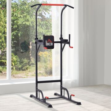 Homcom Pull Up Station Bar Power Tower Station For Home Office Gym Traning Workout Equipment