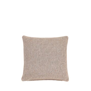 Boucle Natural Cushion Cover Brown 500x500mm