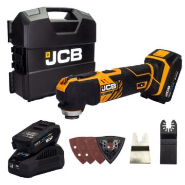 Jcb 18v Multi Tool 2x 2.0ah In W-boxx 136-1 | 21-18mt-2-wb