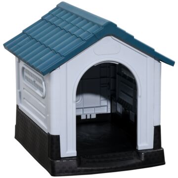 Pawhut Outside Dog Kennel House, For Miniature Dogs, 64.5 X 57 X 66cm