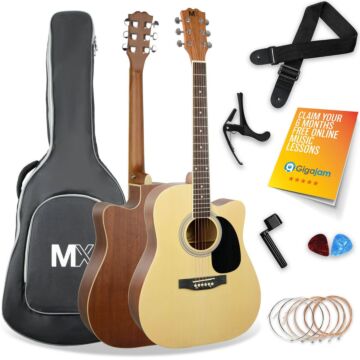 Mx By 3rd Avenue Cutaway Acoustic Guitar Pack