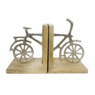 Set Of Two Bicycle Bookends