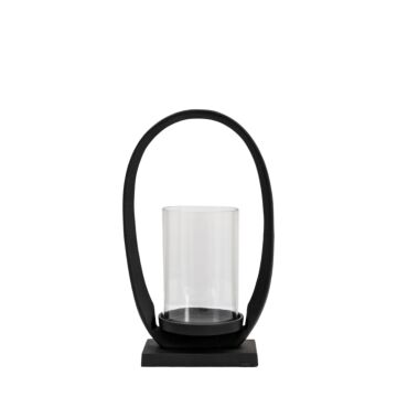 Hooper Lantern Small Black 195x110x325mm