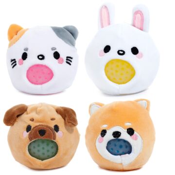 Fun Kids Squeezy Polyester Toy - Adoramals Pets