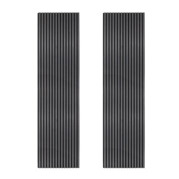 Acoustic Slat Wall Panels X 2 – Anthracite Grey