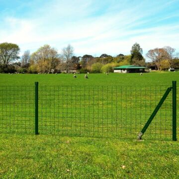 Vidaxl Euro Fence Steel 25x1.0 M Green