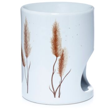 Pampas Grass Printed Ceramic Oil Burner