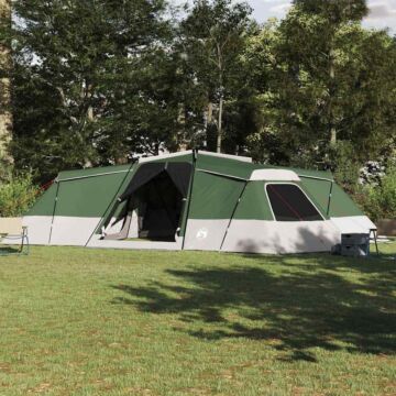 Vidaxl Tent Green Large Polyester And Fibreglass