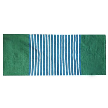 Indian Cotton Rug - 70x170cm - Blue/green