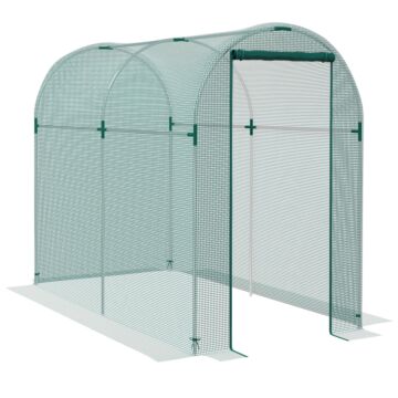 Outsunny 240 X 120cm Mini Polytunnel Greenhouse