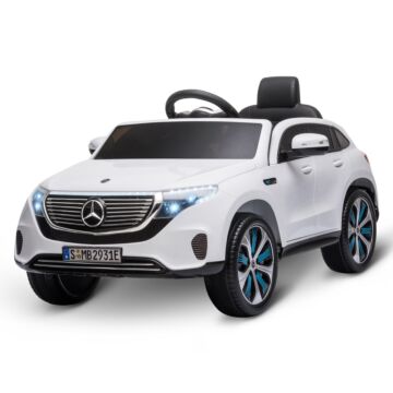 Homcom Benz Eqc 400 12v Kids Electric Car Ride On Toy W/ Remote Control