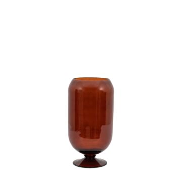 Flynn Vase Small Amber 150x150x300mm