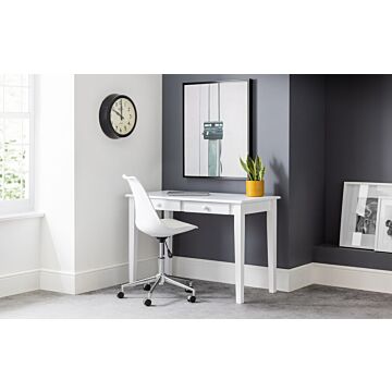 Erika Office Chair White/chrome