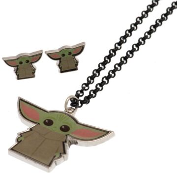 Star Wars: The Mandalorian Fashion Jewellery Necklace & Earring Set