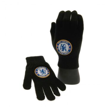 Chelsea Fc Knitted Gloves Junior