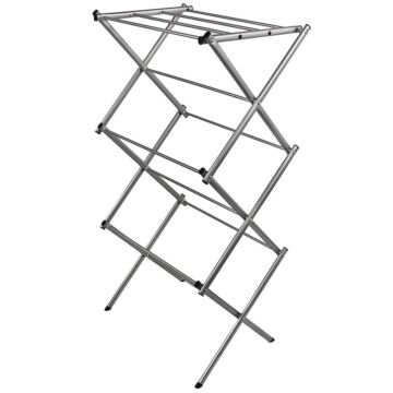 Home Vida 3 Tier Metal Clothes Airer