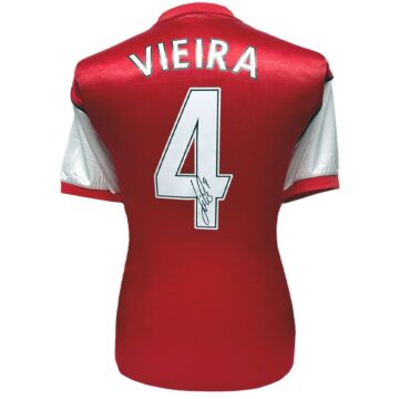 Arsenal Fc Vieira Signed Shirt