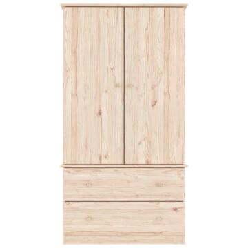 Vidaxl Wardrobe Alta 90x55x170 Cm Solid Wood Pine