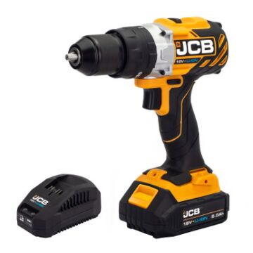Jcb 18v Brushless Combi Drill 1x 2.0ah | 21-18blcd-2x-b