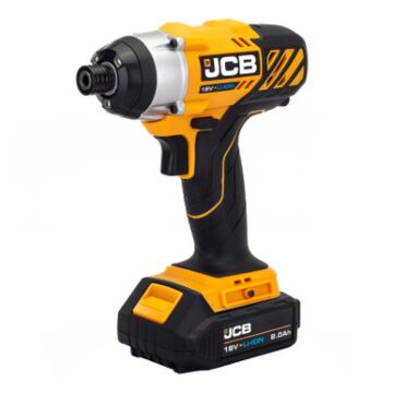 Jcb 18v Impact Driver 2x2.0ah 2.4a Fast Charger In W-boxx 136 | 21-18id-2-wb