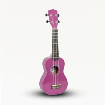 Artisan Made Ukulele - Bright Pink Finish (4 String)