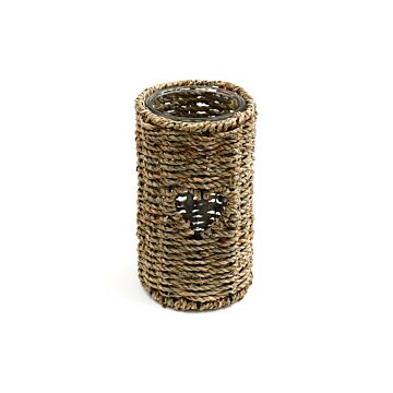Large Seagrass Candle Holder