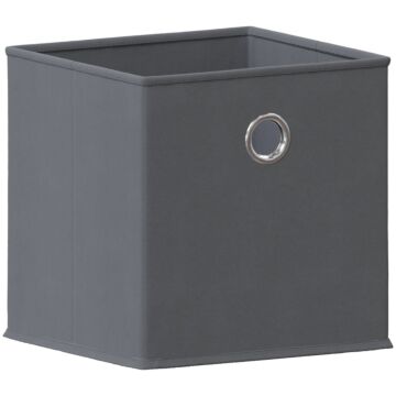 Vida Designs Durham Cube Storage Basket, Grey