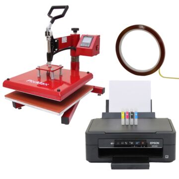 38cm Swing Heat Press & Epson Printer