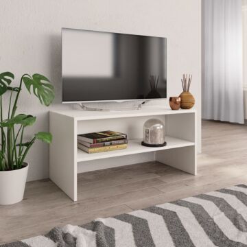 Vidaxl Tv Cabinet White 80x40x40 Cm Engineered Wood