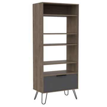 Vegas Display Bookcase/display Unit With Cupboard