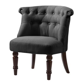 Alderwood Fabric Chair Black (2s)