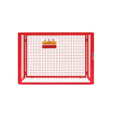 Red Gas Bottle Collapsible Mesh Cage - 100cm X 140cm X 50cm