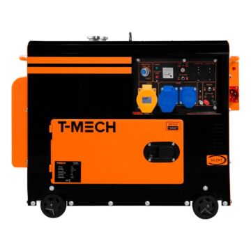T-mech Portable Silent Diesel Generator Single Phase 230v