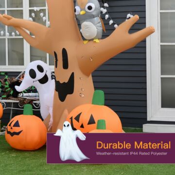 Homcom Next Day Delivery Inflatable Pumpkin Decoration Halloween Inflatable Tree